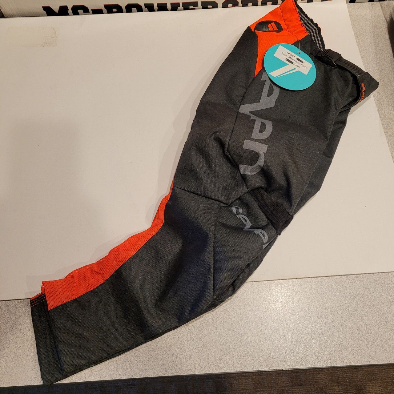 Seven MX Annex Volt Mini YOUTH Pants - Black / Orange - Size YOUTH 22