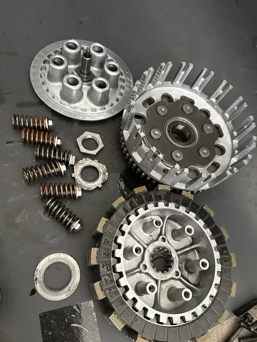 1988 Yamaha YZ490 Complete Clutch Assembly  Basket Hub