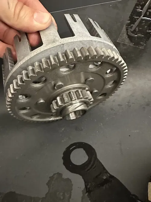 1988 Yamaha YZ490 Complete Clutch Assembly  Basket Hub