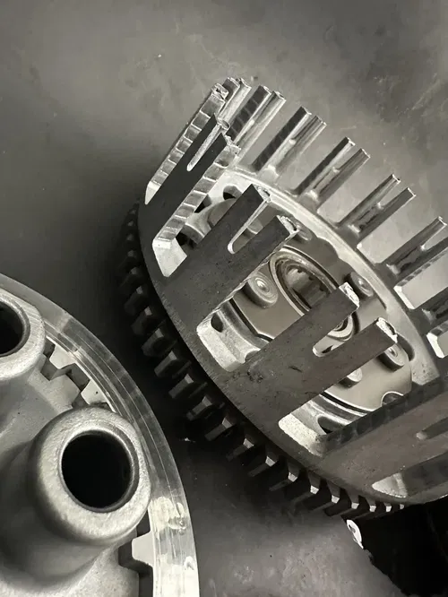 1988 Yamaha YZ490 Complete Clutch Assembly  Basket Hub