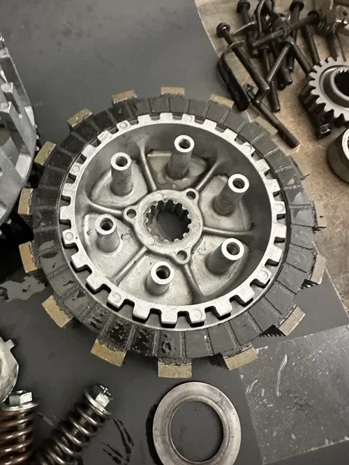 1988 Yamaha YZ490 Complete Clutch Assembly  Basket Hub