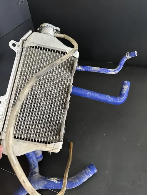KAWASAKI KX 450F KX450F Right Radiator With Pro Circuit Y Radiator Hose Kit 2009