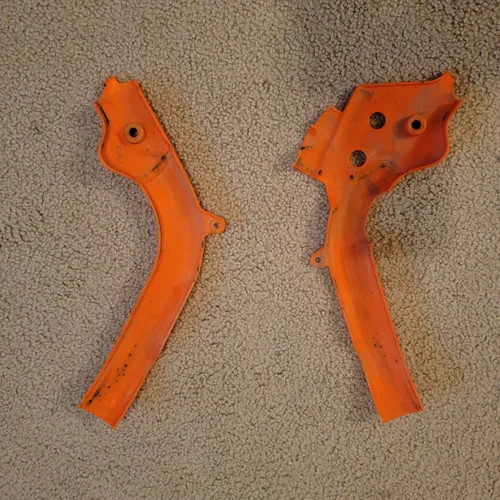 KTM Frame Guards Orange OEM