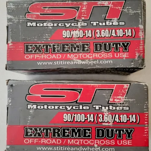 2 New STI Extreme Duty 90/100-14 Inner Tubed
