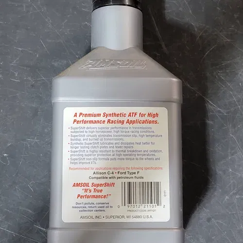 12 Amsoil Super Non-Slip Shift Racing Transmission Fluid  