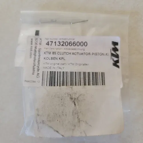 NEW OEM KTM OUTPUT CYLINDER PISTON 65 85 SX SXS #47132066000