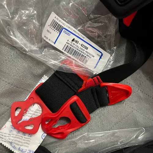 Alpinestars A-10 Roost Guard V2 Black/Red MD/LG