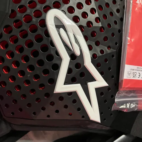 Alpinestars A-10 Roost Guard V2 Black/Red MD/LG