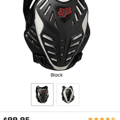 Fox racing under jersey chest protector  riding gear