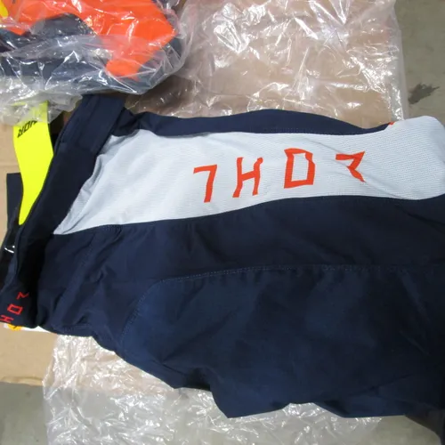 New Thor Pants, (4) Pairs + Thor Riding Vest size 40 waist blue, black orange
