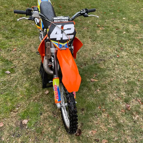 2002 KTM 125SX Blue Plated
