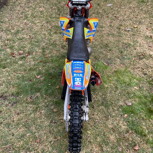 2002 KTM 125SX Blue Plated