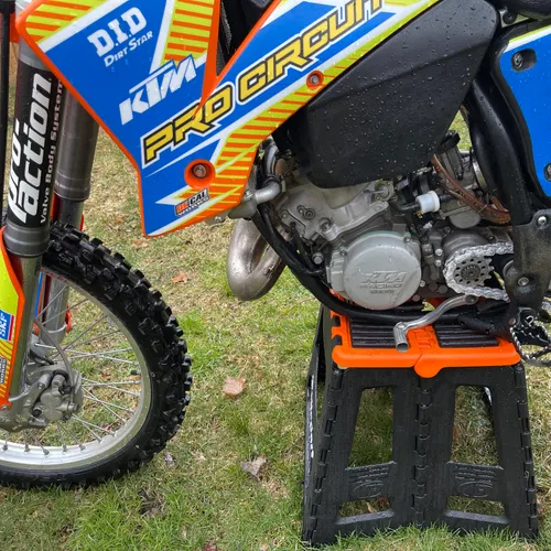 2002 KTM 125SX Blue Plated