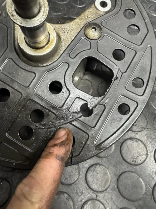 Right Driver Front Spindle Steering Knuckle 2006 Suzuki Quadracer 450 LTR450  07