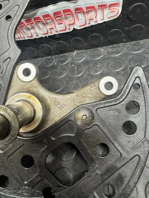 Right Driver Front Spindle Steering Knuckle 2006 Suzuki Quadracer 450 LTR450  07
