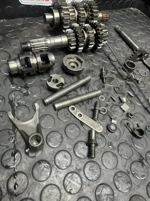 OEM Suzuki 2006 2007 LTR450 Transmission Drive Counter Shafts Gears Forks Drum