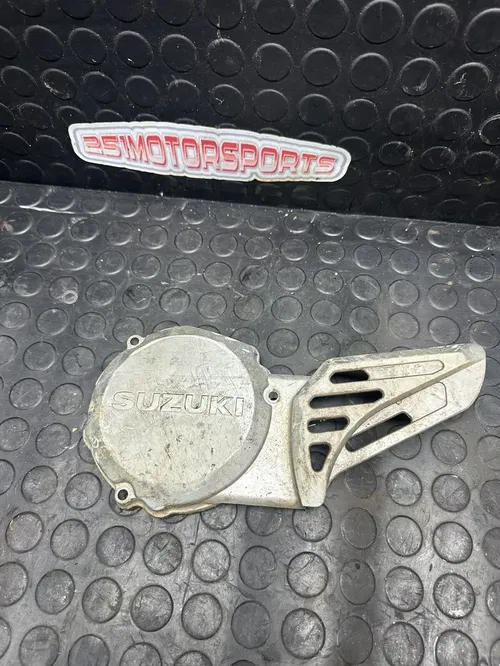 2004 02-08 Suzuki RM85L RM85 RM 85 / OEM ENGINE STATOR SIDE COVER CHAIN GUARD