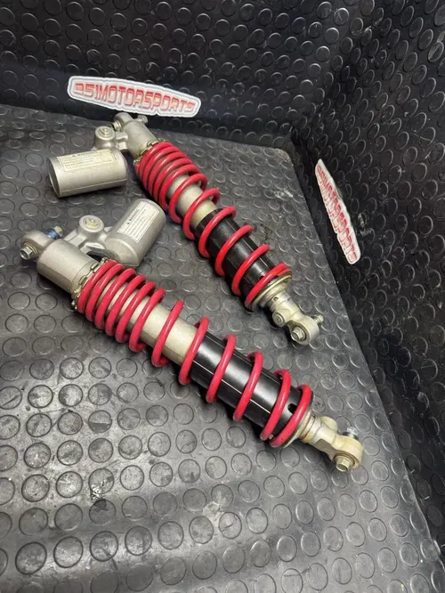 06-09 Suzuki LTR 450 LTR450 OEM Front Shocks Red Springs  06 07 08 09 Ltr450r
