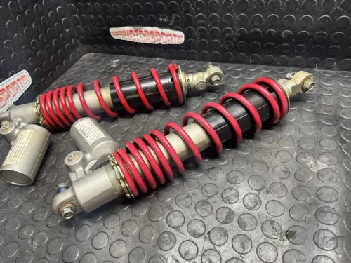 06-09 Suzuki LTR 450 LTR450 OEM Front Shocks Red Springs  06 07 08 09 Ltr450r