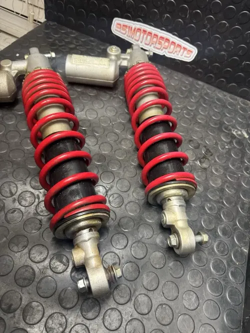 06-09 Suzuki LTR 450 LTR450 OEM Front Shocks Red Springs  06 07 08 09 Ltr450r