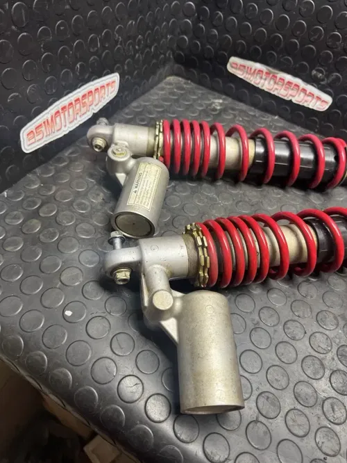06-09 Suzuki LTR 450 LTR450 OEM Front Shocks Red Springs  06 07 08 09 Ltr450r