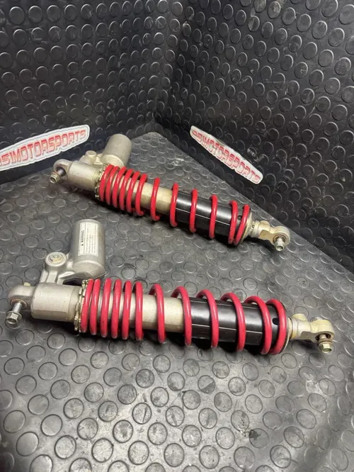06-09 Suzuki LTR 450 LTR450 OEM Front Shocks Red Springs  06 07 08 09 Ltr450r