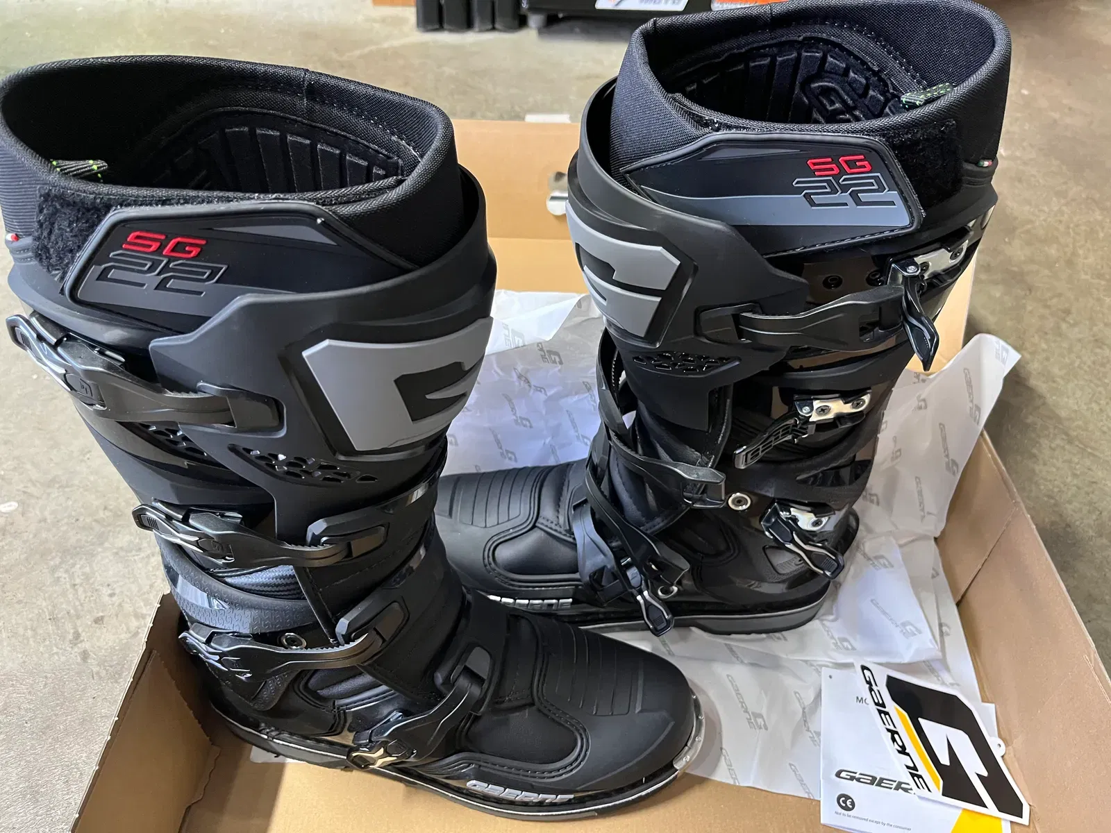 Gaerne SG-22 Boots - Black - US Size 12 2262-001-12