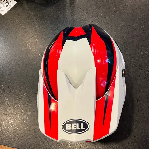 Bell Moto 10 RENEGADE MATTE/GLOSS BLUE/RED