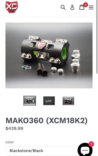 2012-2024 kx450 2015-2024 kx250 xc gear mako 360