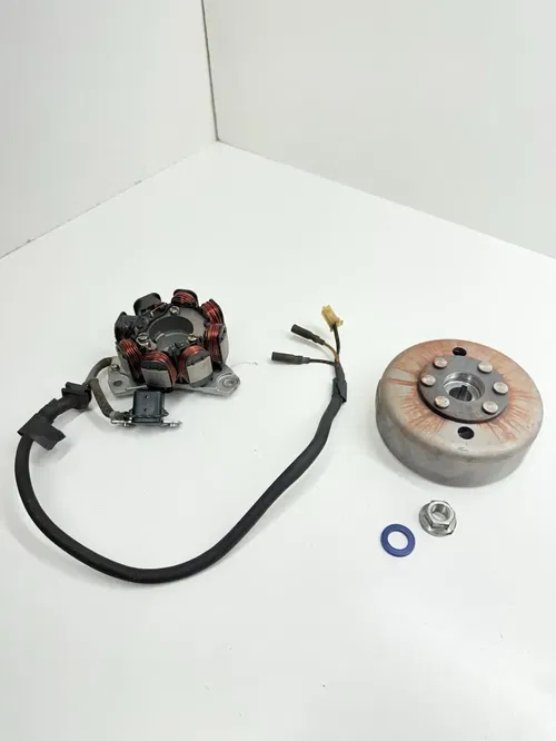 1987 Honda TRX250R STATOR FLYWHEEL ROTOR GENERATOR NUT WASHER