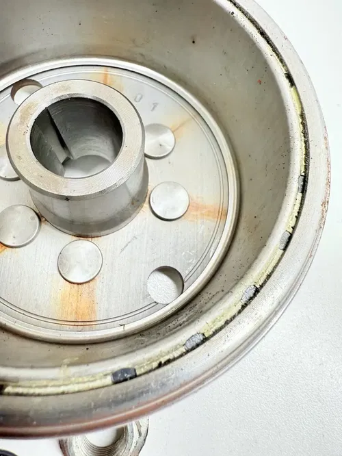 1987 Honda TRX250R STATOR FLYWHEEL ROTOR GENERATOR NUT WASHER