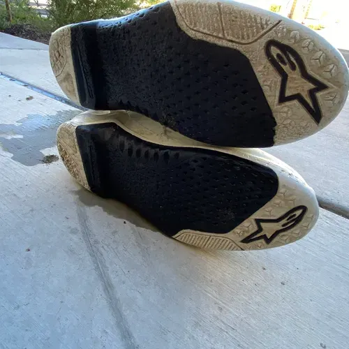 Alpinestars Tech 10 White Boots Size 10