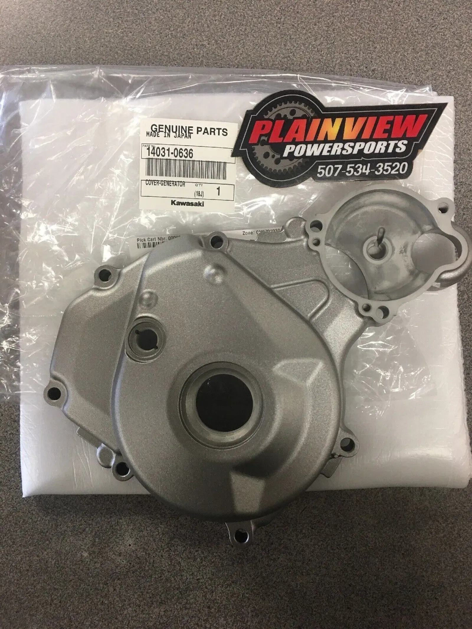 Kawasaki OEM Genuine Ignition Cover 14031-0636 2019-2024 KX450 New