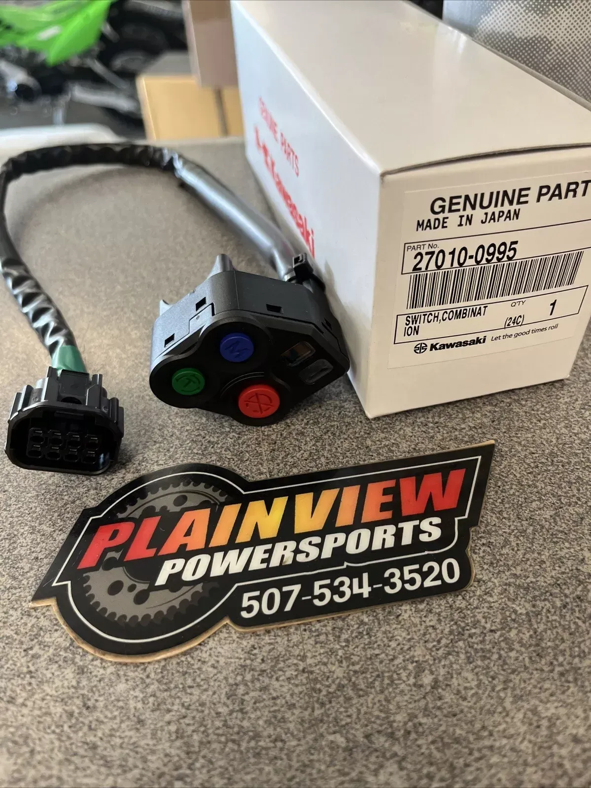 KAWASAKI OEM GENUINE MAP COMBINATION SWITCH 2024 KX450 2025