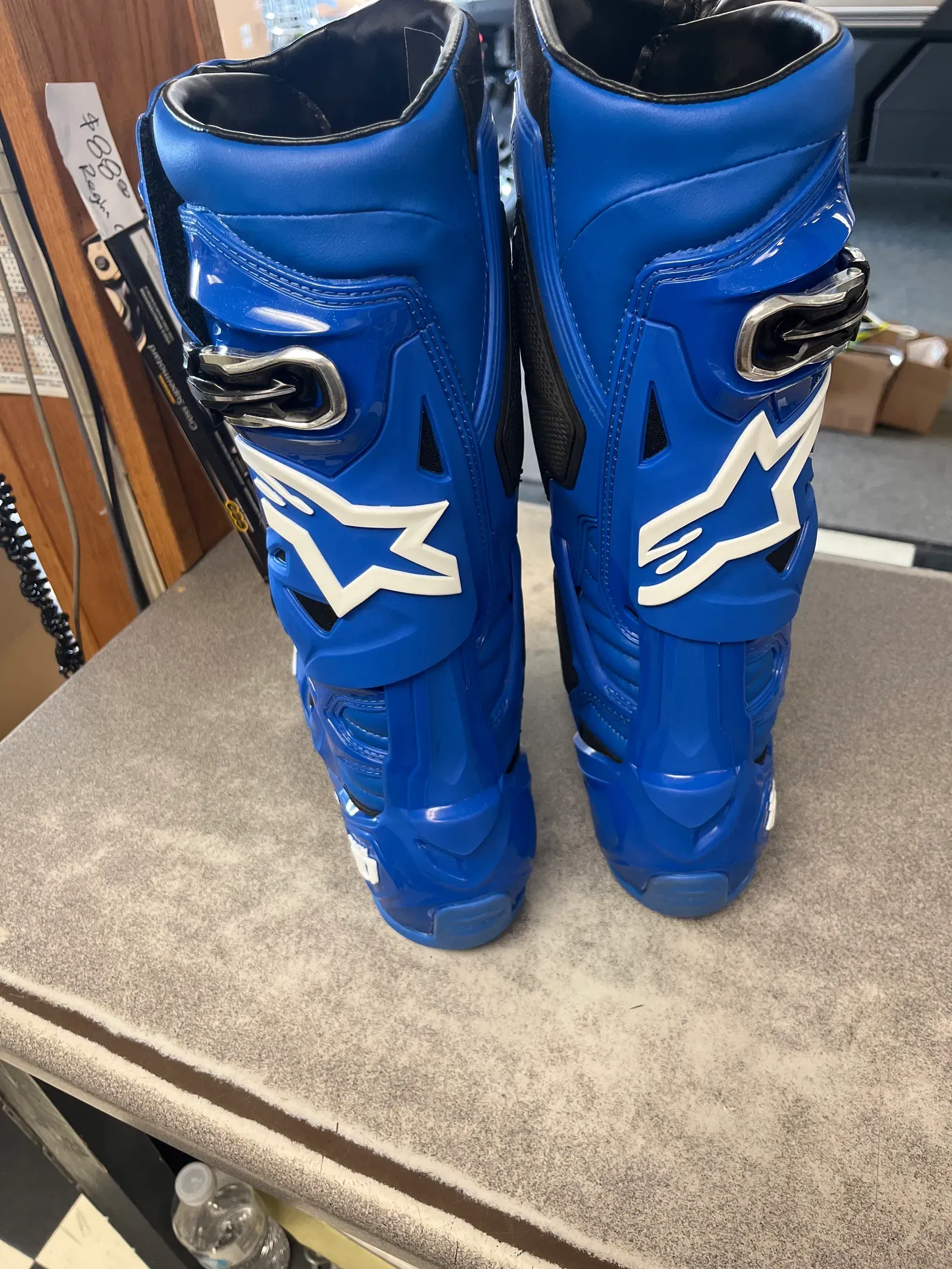 Alpinestars Tech 10 Sz11 Blue (new Without Tags Or Box)