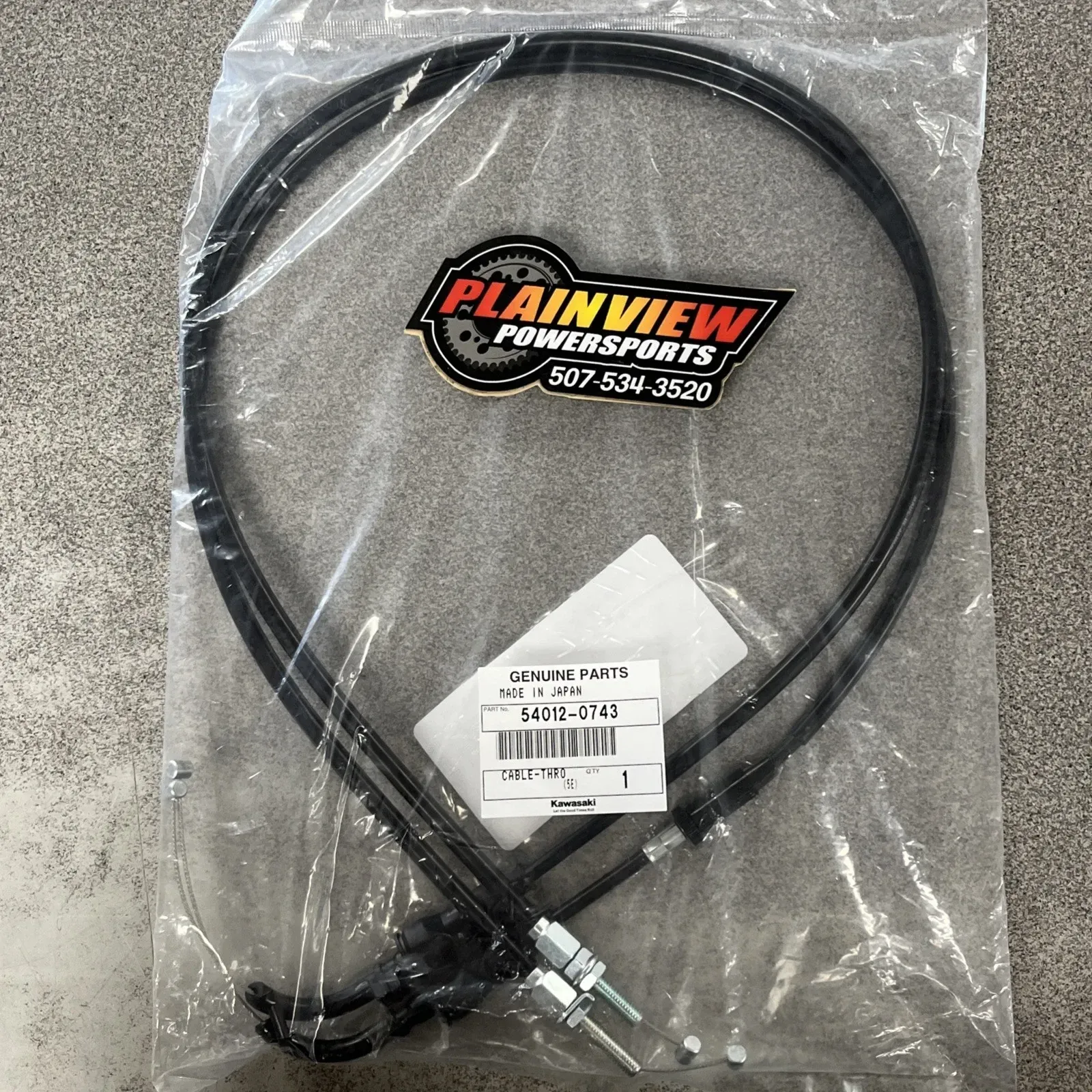 Kawasaki OEM Genuine Throttle Cable 2024-2026 KX450 2025-2026 KX250 54012-0743