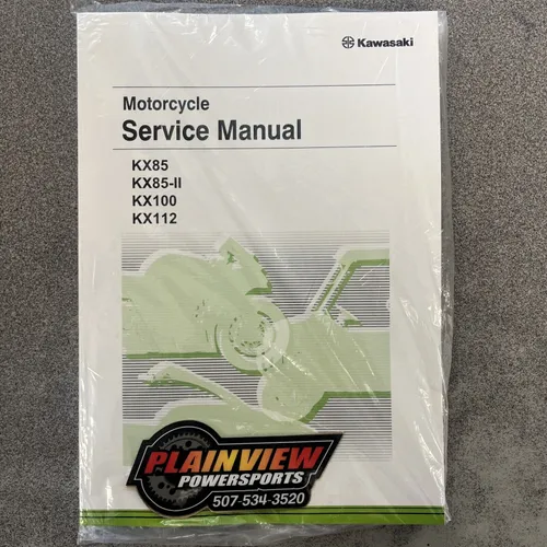 Kawasaki OEM Genuine Service Manual For KX85 KX100 KX112 2019-2024