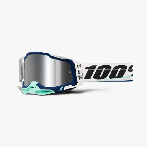 100% RACECRAFT 2® Goggle Moto/MTB Arsham Mirror Silver Lens NEW IN BOX!