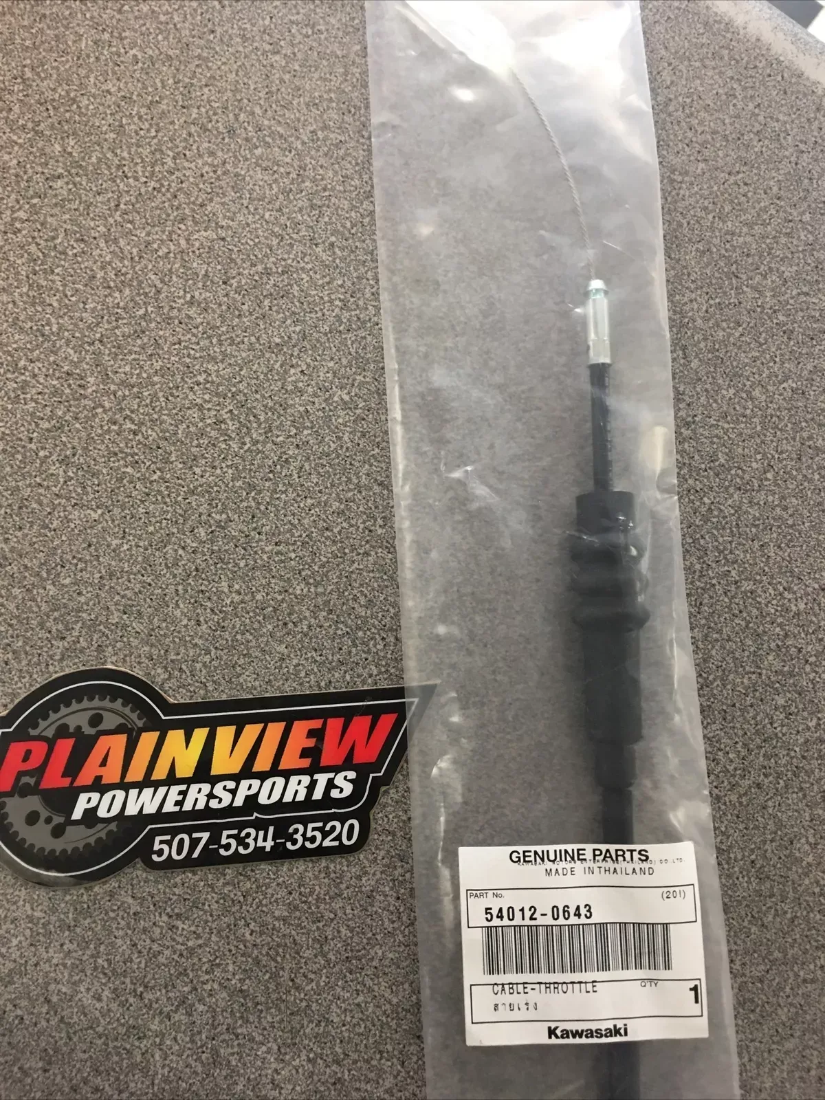 Kawasaki OEM Genuine Throttle Cable KLX KLX110 KLX110L 54012-0643 2002-2022