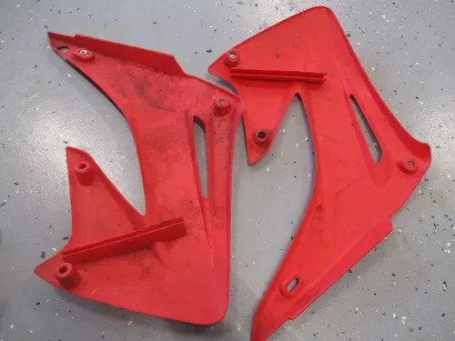 2004 HONDA CR 125 PLASTICS KIT SHROUD PLATES FENDERS, FITS 04, M203