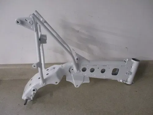 2008 KAWASAKI KLX 110 FRAME CHASSIS WHITE POWDERCOAT, FITS 02-09, M204