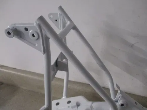 2008 KAWASAKI KLX 110 FRAME CHASSIS WHITE POWDERCOAT, FITS 02-09, M204