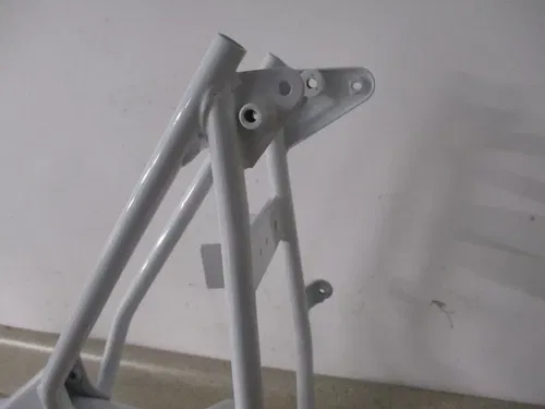 2008 KAWASAKI KLX 110 FRAME CHASSIS WHITE POWDERCOAT, FITS 02-09, M204