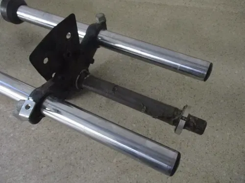 2008 KAWASAKI KLX 110 COMPLETE FRONT FORKS W/ CLAMP FORK TUBES, M217