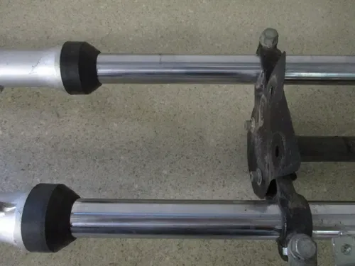 2008 KAWASAKI KLX 110 COMPLETE FRONT FORKS W/ CLAMP FORK TUBES, M217