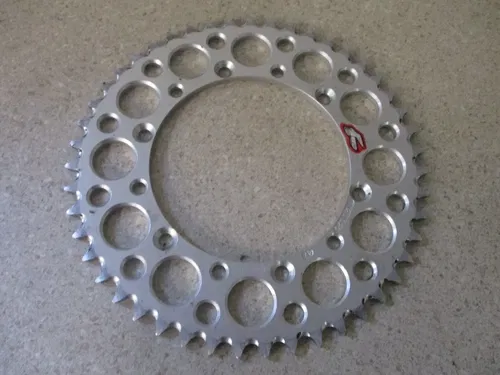 Renthal Ultralight Rear Sprocket 47T Silver Kawasaki KX250 KX450 112U-520-47