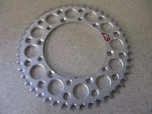 Renthal Ultralight Rear Sprocket 47T Silver Kawasaki KX250 KX450 112U-520-47
