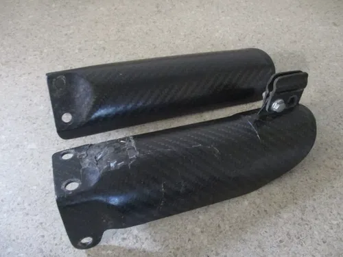 MARZOCCHI SHIVER CARBON FIBER FORK GUARDS CRF 50 XR 50 PITBIKE, M229