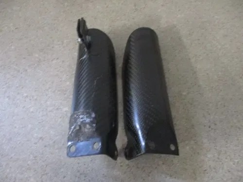 MARZOCCHI SHIVER CARBON FIBER FORK GUARDS CRF 50 XR 50 PITBIKE, M229