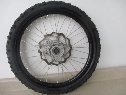 2012 KAWASAKI KX 250F 21" FRONT WHEEL RIM W/ BRAKING ROTOR, FITS 06-20, M198